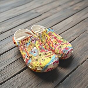 Disney World Crocs Vault Collection W11 M9 Magic Kingdom Map Really Nice Shape